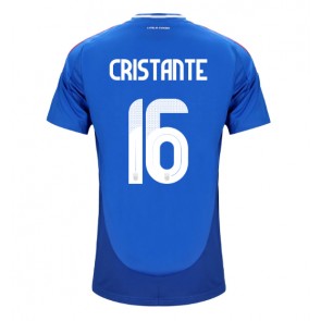 Italija Bryan Cristante #16 Domaci Dres EP 2024 Kratak Rukavima